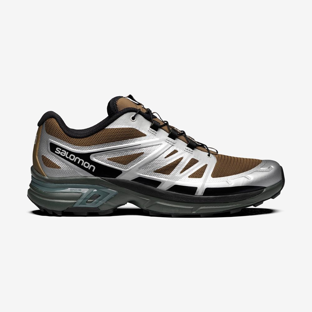 Zapatillas Salomon Hombre Plateadas - Salomon Argentina XT-WINGS 2,876452-AOJ